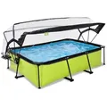 Produktbild: Exit Toys Pool-Set, Grün, Kunststoff, 150x65x220 cm, CE, Freizeit, Pools und Wasserspaß, Pools, Aufstellpools