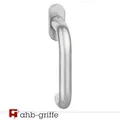 Produktbild: FSB Fenstergriff 1146 Edelstahl matt Rasterung oval schmal 24-38 mm Fensterolive