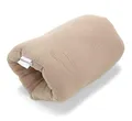 Produktbild: HOBEA-Germany Stillkissen Mini-Stillkissen Stillrolle Stillmuff Musselin taupe, BIO Baumwolle, ideal für unterwegs