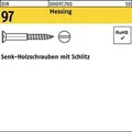 Produktbild: Holzschraube DIN 97 SEKO Schlitz 3x 50 Messing 200 Stück