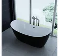 Produktbild: PureHaven Badewanne freistehende Acryl-Badewanne 170x80 cm elegant inkl. Siphon