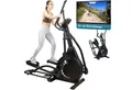 Produktbild: Skandika Crosstrainer Carbon P23, Ellipsentrainer für Zuhause, 23 Programme, Transportrollen, App kompatibel, bis 135 kg, 16 Widerstandsstufen