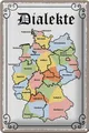 Produktbild: Femer GmbH Metallschild Spruch 20x30cm Dialekte Karte Bundesländer, (1 St), gewölbte Oberfläche, abgerundete Ecken, umgeschlagene Kanten