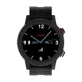 Produktbild: James R9 Seniorenuhr Gesundheitsuhr Fitnessuhr Notrufuhr mit SOS Knopf Schwarz