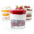 Produktbild: KONZEPT Dessertgläser 12-teiliges Set aus Glas, große, 300ml Gläser für Nachtisch, ideal als Eisgläser oder Joghurtgläser