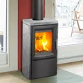 Produktbild: Varde Ovne Kaminofen Aura 3 Grau Werkstattofen 5 kW Schwedenofen Holzofen Kamin