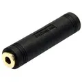 Produktbild: StarTech.com 3.5mm Female to Female Coupler - 3.5mm Audio Coupler - Gold Plated Connectors - Female/Female - Aux Cord Adapter (GCAUD3535FF)