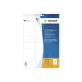 Produktbild: HERMA - Selbstklebende Adressetiketten (matt) - weiß - 70 x 36 mm - 480 Etikett(en) (20 Bogen x 24) - (4443)