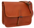 Produktbild: Gusti Umhängetasche Schultertasche Federico B. Lenkertasche inkl. Platte Umhängetasche Schultertasche Tasche Citytasche Fahrradtasche Ledertasche Vintage Braun Leder