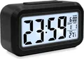 Produktbild: LED Wecker Digital Alarmwecker Uhr Kalender Beleuchtet Schlummerfunktion Alarm Schwarz
