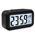 Produktbild: mixed24 LED Wecker Digital Beleuchtet Schlummerfunktion mit Datum und Temperaturanzeige Nachtlicht (Schwarz)