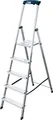 Produktbild: Krause 126337 Stufen-Stehleiter Safety Alu-Leiter. 5 Stufen