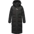 Produktbild: Navahoo Steppmantel Kuschelmausi Moderner Damen Wintermantel mit großer Kapuze schwarz XL (42)