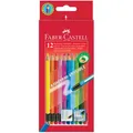 Produktbild: FABER-CASTELL Buntstifte Malstifte radierbar, sechseckig12er Kartonetui