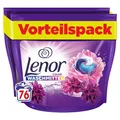 Produktbild: Lenor Waschmittel Pods, 76 Waschladungen, Blütentraum, Colorwaschmittel, Langanhaltende Frische & Geruchsentfernung Bei Kaltwäsche