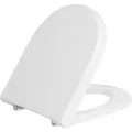 Produktbild: WC-Sitz Duravit Starck 3 Softclose,weiß, mit Edelstahl- Scharnier,BxHxT:370x42x431mm