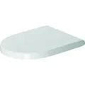 Produktbild: Duravit WC Sitz Starck 3 mit SoftClose Scharniere edelstahl, weiss, 0063890000