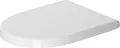 Produktbild: Duravit WC Sitz Starck 3 mit SoftClose Scharniere edelstahl, weiss, 0063890000