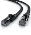 Produktbild: Primewire CAT 8.1 Netzwerkkabel Flach 40 Gbits, Baumwollmantel, LAN Kabel Patchkabel, Gigabit RJ45 Ethernet Cable, Flachbandkabel, Verlegekabel - 2m