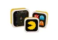 Produktbild: Out of the Blue Lunchbox 3er Set Pac-Man Lunchbox Brotdose Snackdose 3 in 1, Kunststoff, (6-tlg), 3 Größen, mit Deckel