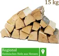 Produktbild: Brennholz Kaminholz Holz 15 kg Für Ofen und Kamin Kaminofen Feuerschale Grill Buche Feuerholz Buchenholz Holzscheite Wood 25 cm Flameup