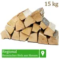 Produktbild: (1,10€/1kg) Brennholz Kaminholz Holz 15kg Ofen Kamin Kaminofen Grill Buche 25cm 