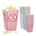 Produktbild: Popcorntüten Popcornbecher Popcornbehälter mehrfarbig 50 Stück Popcorntüten-Set