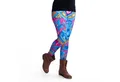 Produktbild: cosey Leggings Motiv-Leggings (Einheitsgröße) - Design Kaleidoskop (auffällige Motiv-Prints • figurbetonte Passform • schnelltrocknend, Einzelartikel) Design Kaleidoskop