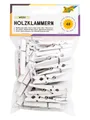 Produktbild: folia PAPER Holzklammern in Weiß - 48 Stück, Damen