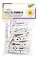 Produktbild: folia Holzklammern weiB 48 St. NEU