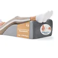 Produktbild: Blumtal Ergonomisches Venenkissen - höhenverstellbares Beinkissen gegen schwere Beine - Lagerungskissen Erwachsene - Venenkissen Beinhochlagerungskissen - Beinkissen Venen mit waschbarem Bezug in Grau