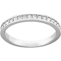 Produktbild: Swarovski Damen-Damenring Metall Kristall 55, Silber 32004449