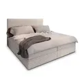 Produktbild: Masseno Boxbett, Creme, Holz, 140x200 cm, Schlafzimmer, Betten, Boxspringbetten