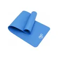 Produktbild: Blaue Yogamatte Stretching Premium NBR Sportmatte, rutschfeste Gymnastikmatte