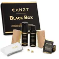 Produktbild: Canzt Sneaker Reinigungsset Black Box Premium Schuhputzset für Wildleder, Nubuk, Leder & Canvas – Inkl. Sneaker Cleaner, Tuch, Schuhbürsten, Sneaker Wipes & Deo
