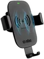 Produktbild: SBS Halterung mit automatischem Verschluss für Smartphones bis zu 6,5 Zoll, iPhone, Samsung, Oppo, Xiaomi, für Lüftungsschlitze im Auto, kabelloses Laden 10 W
