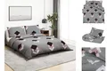 Produktbild: vidaXL Bettwäsche Bettwäsche-Set Grau 200x220 cm Baumwolle