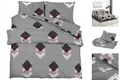 Produktbild: Bettwäsche-Set Grau 200x220 Cm Baumwolle