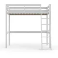 Produktbild: Weber Industries Hochbett, Weiß, Holz, Echtholz,Pinie, 90x200 cm, Kinder- & Jugendzimmer, Kindermöbel, Kinderbetten, Hochbetten