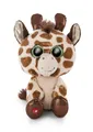 Produktbild: NICI 46944 Original – Glubschis Halla 15 cm – Kuscheltier Giraffe mit großen Augen – Flauschiges Plüschtier mit Glitzeraugen – Schmusetier für Kuscheltierliebhaber, beige/braun