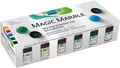 Produktbild: KREUL 73600 - Magic Marble Marmorierfarbe, Grundfarben Set, 6 x 20 ml Farbe in w