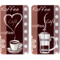 Produktbild: Wenko Herdabdeckplatten Universal Kaffeeduft 2er Set Mehrfarbig