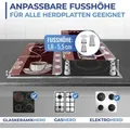 Produktbild: Maximex Herdabdeckplatte Universal Kaffeeduft 2er Set, für alle Herdarten, Mehrfarbig, Gehärtetes Glas mehrfarbig, Kunststoff (tpe) hellgrau,