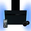Produktbild: KKT KOLBE A+++ Dunstabzugshaube 60 cm 782 cbm/h Kopffreie Wandhaube Edelstahl schwarzes Glas WLAN RGBW-LED-Beleuchtung SensorTouch Bedienung STYLE6005SMAO