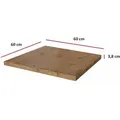 Produktbild: Küchen Preisbombe - Arbeitsplatte 60 Cm 38 Mm Küchenzeile Küchenblock Eiche Lancelot Küche Vigo