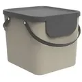 Produktbild: Rotho Albula Abfallbehälter 40l 39,8x35,8x33,9cm, cappuccino