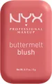 Produktbild: NYX Rouge Makeup Buttermelt Blush, Cremige, leichte Textur, variable Deckkraft, pflegende Formel.