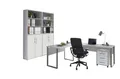 Produktbild: BMG Möbel Büromöbel-Set Office Edition Set 11, (Komplett-Set, 6-tlg), mit Winkelschreibtisch und abschließbaren Aktenschränken