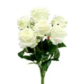 Produktbild: Rosenstrauß Weiß Creme 55cm Hochzeit Dekoration