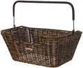 Produktbild: Basil Capri Rattan Look Fahrradkorb für Lenker/Gepäckträger braun 2022 Fahrradkorb hinten